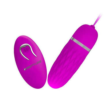 Uovo Vibrante con Telecomando 12 Vibrazioni in Silicone Viola